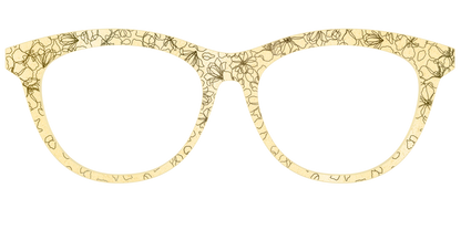 The Yellow Shimmer Petals with Gold Foil