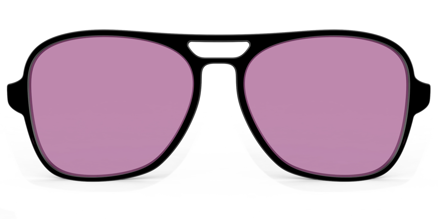 The Black with Pink Racquet Sport Lens
