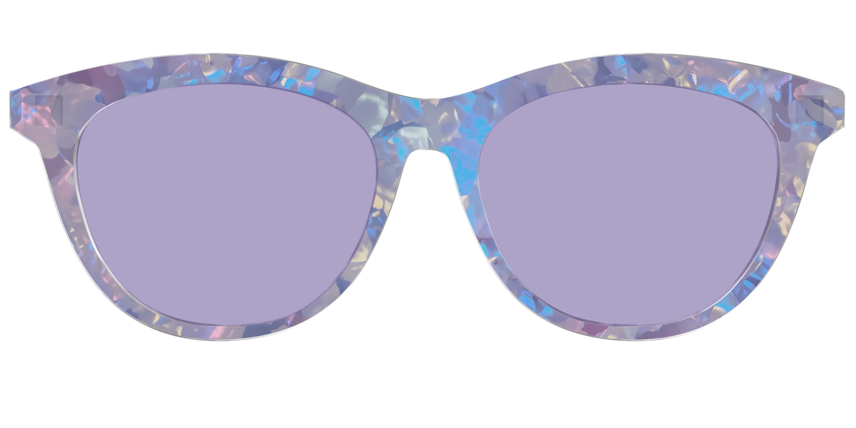 The Lavender Pearl Tort With Celestial Purple Lens
