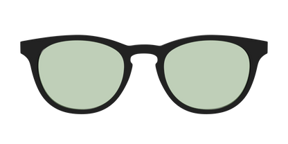 The Black With Sage Green Lens