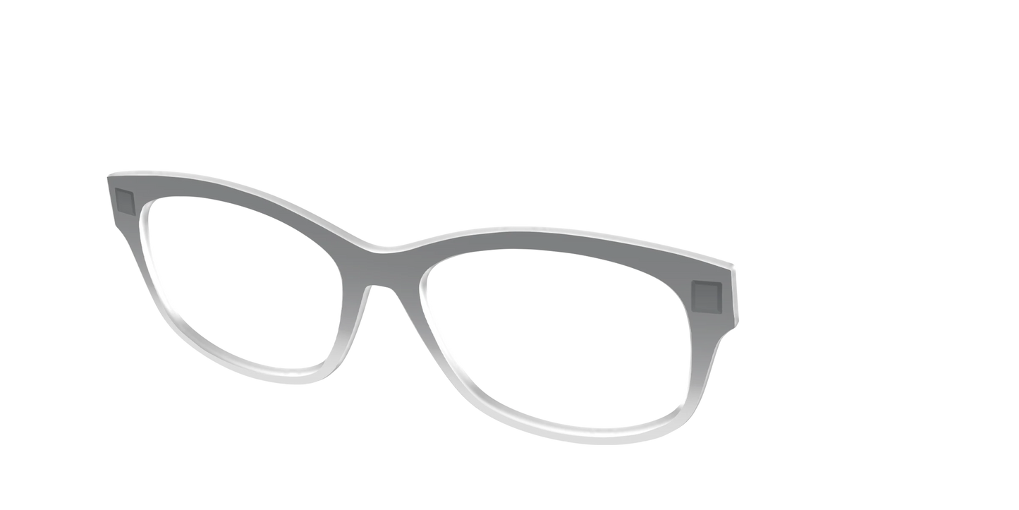 The Charcoal to Light Gray Gradient Crystal