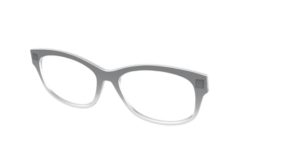 The Charcoal to Light Gray Gradient Crystal