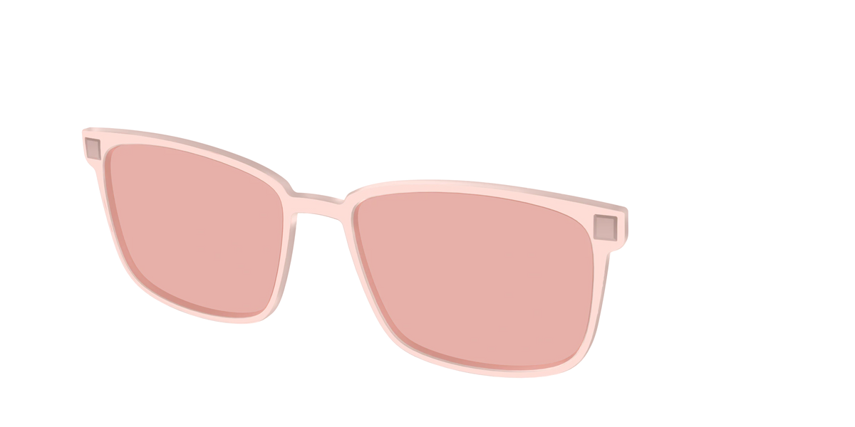 The Pink Crystal With Coral Pink Lens