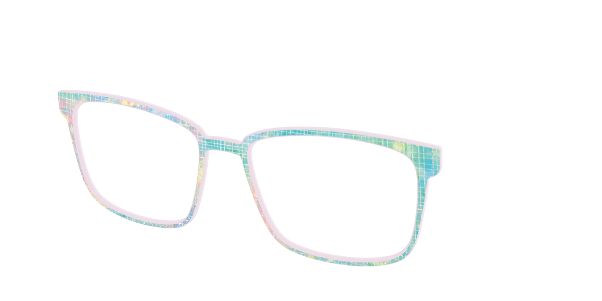 The Pastel Gradient with Holographic Hatching