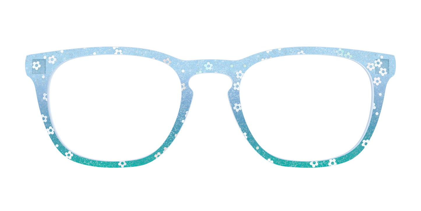The Sky Blue Crystal with Daisy Glitter