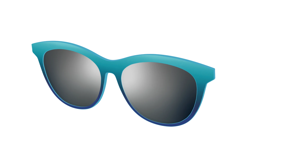 The Polarized Ocean Blue Sun Top