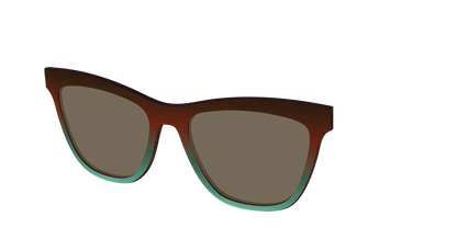 The Polarized Mahogany to Juniper Woodgrain Sun Top