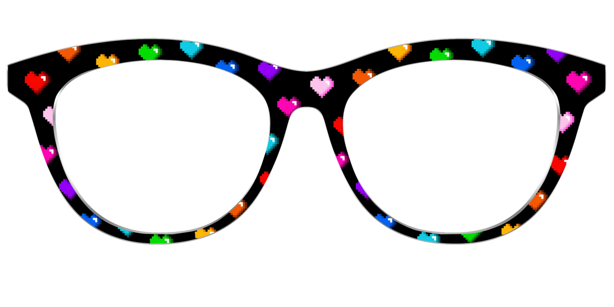 The 8-Bit Rainbow Hearts