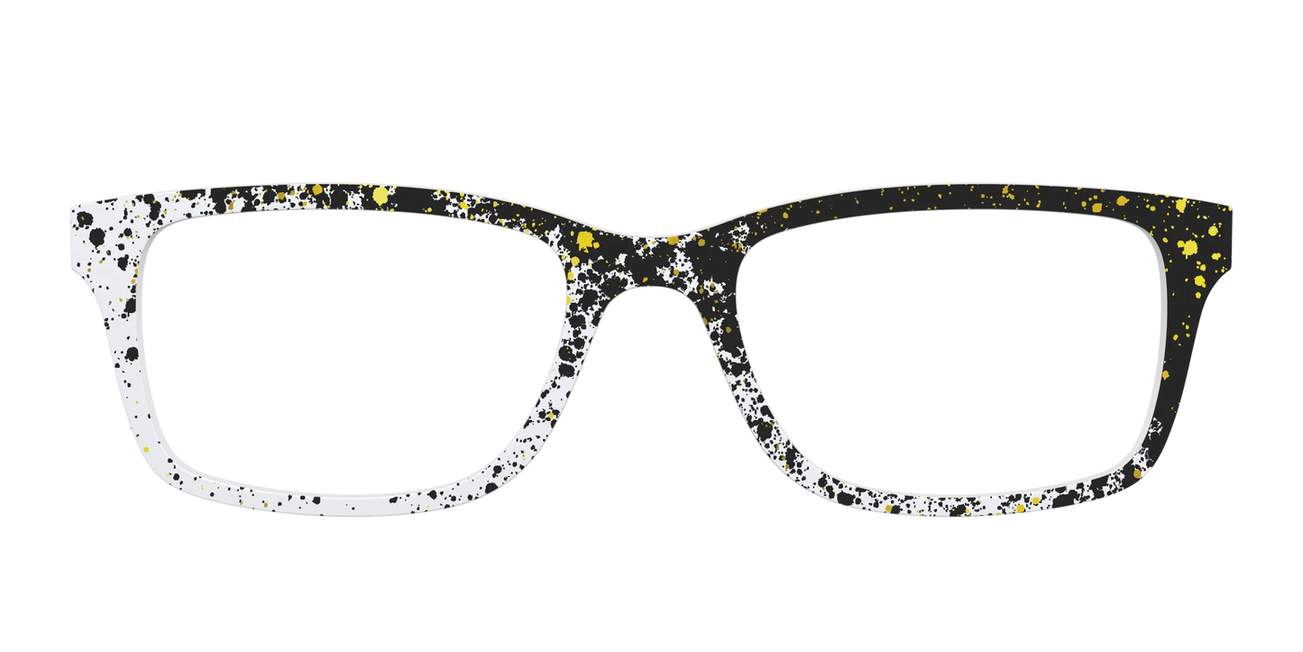 The Black & White Splatter