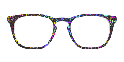 The Rainbow Splatter Black