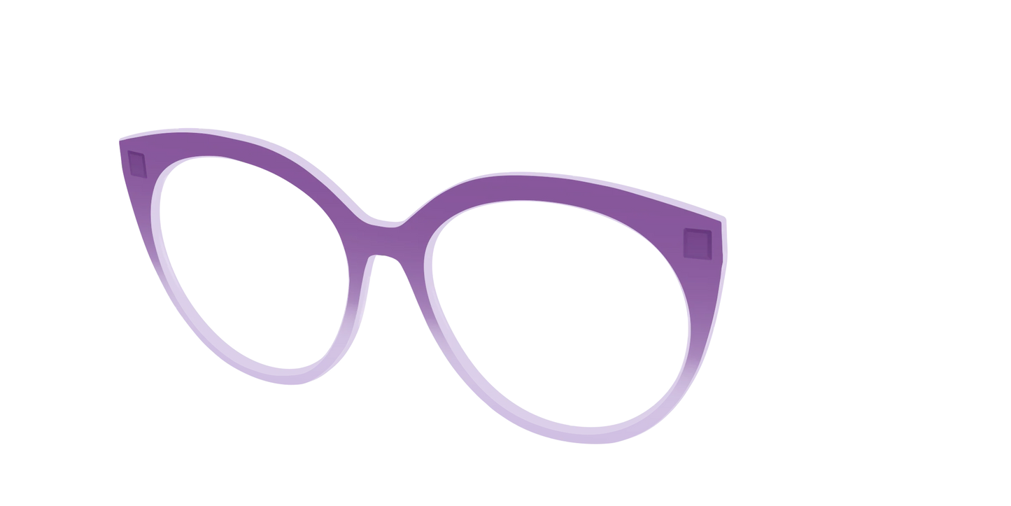 The Plum to Lilac Gradient Crystal