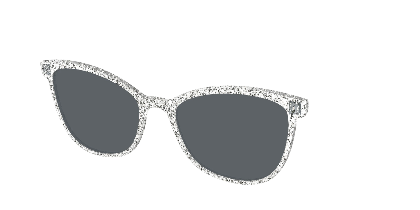 The Polarized Silver Sparkle Sun Top