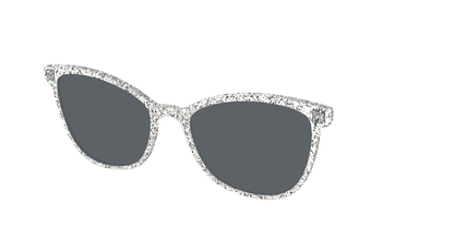 The Polarized Silver Sparkle Sun Top