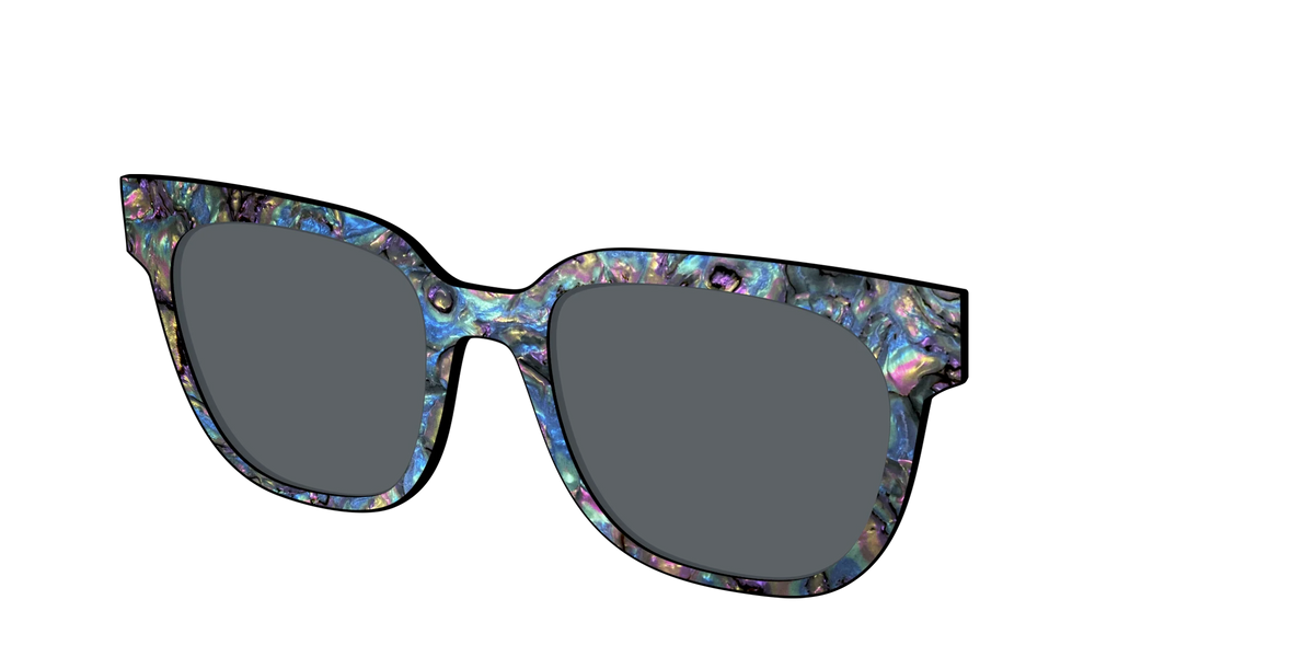 The Polarized Midnight Abalone Sun Top