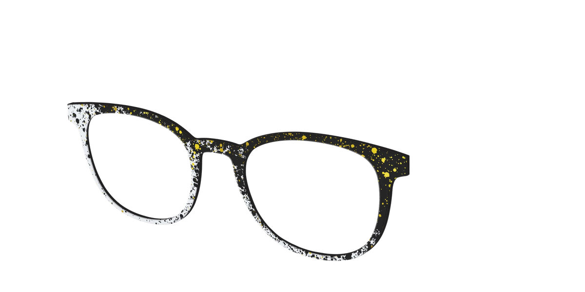 The Black & White Splatter