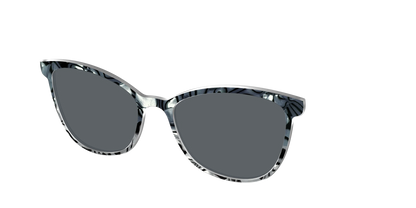 The Polarized Zebra Pearl Split Sun Top