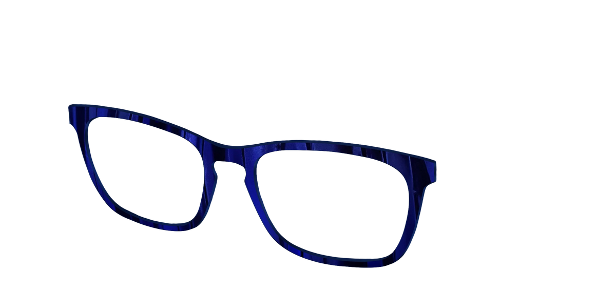 The Indigo Moire Stripes