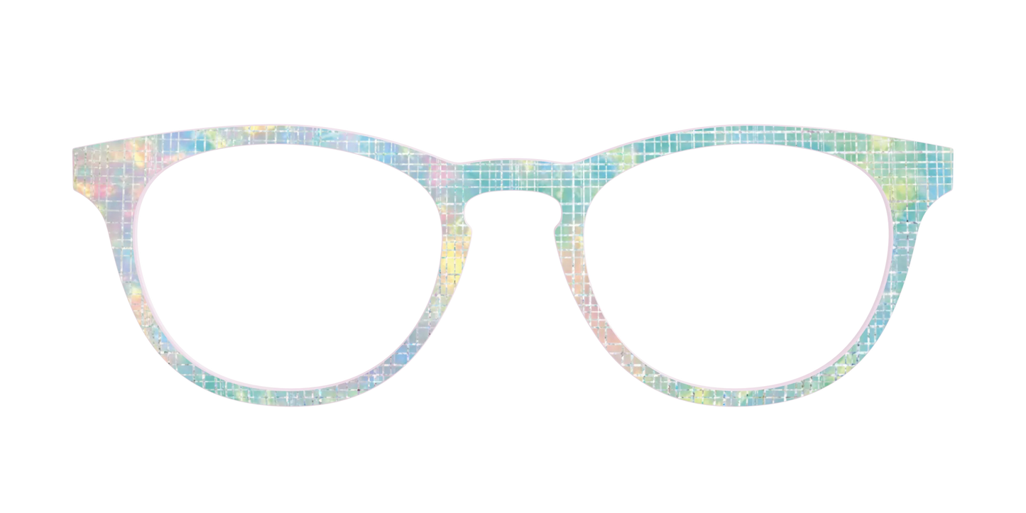 The Pastel Gradient with Holographic Hatching