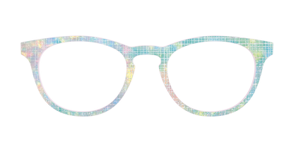 The Pastel Gradient with Holographic Hatching