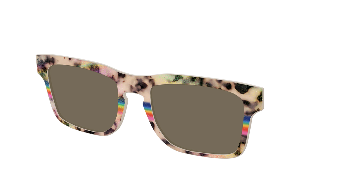The Polarized Prism Split Tortoise Sun Top