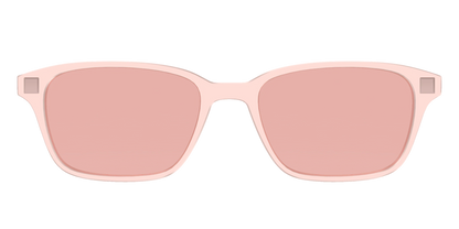 The Pink Crystal With Coral Pink Lens