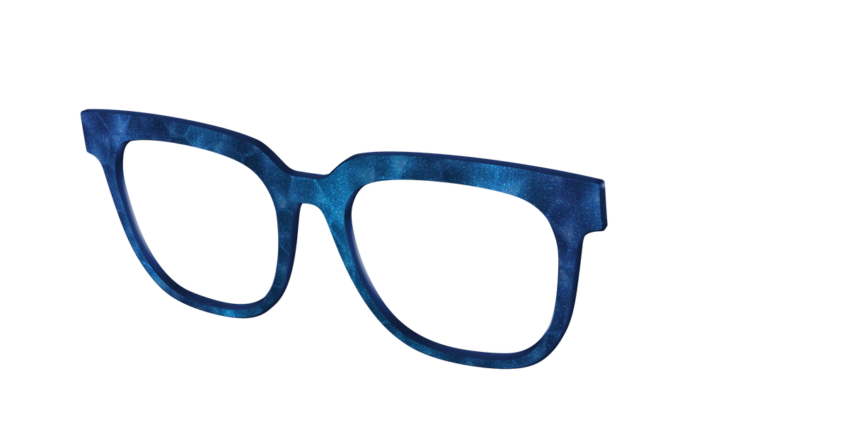 The Shimmering Cobalt Hexagons