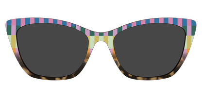 The Polarized Summer Stripes Tortoise Sun Top