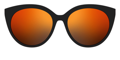 The Polarized Orange Reflective Sun Top
