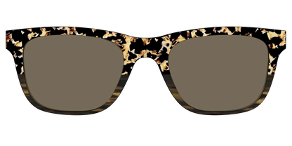 The Polarized Caramel Tortoise Horn Split Sun Top