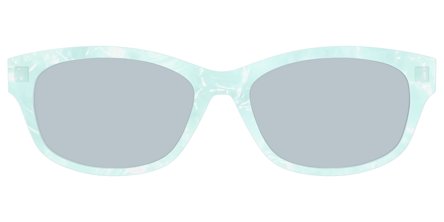 The Oceanic Pearl with Slate Blue Lens