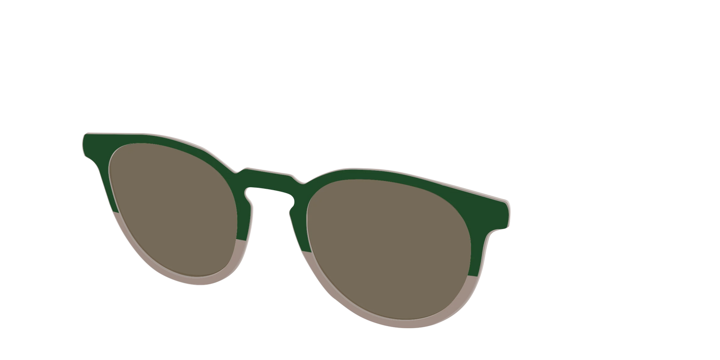 The Polarized Cedar & Sap Crystal Split Sun Top