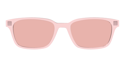 The Pink Crystal With Coral Pink Lens