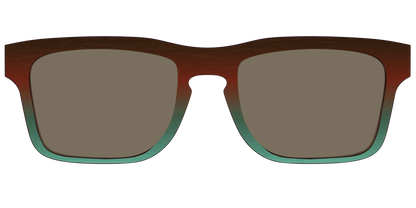 The Polarized Mahogany to Juniper Woodgrain Sun Top