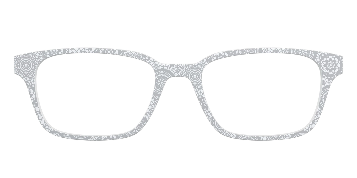 The Pale Gray Medallion Lace