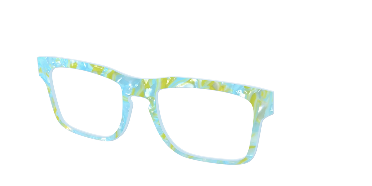 The Blue Lemonade Pearl Marble