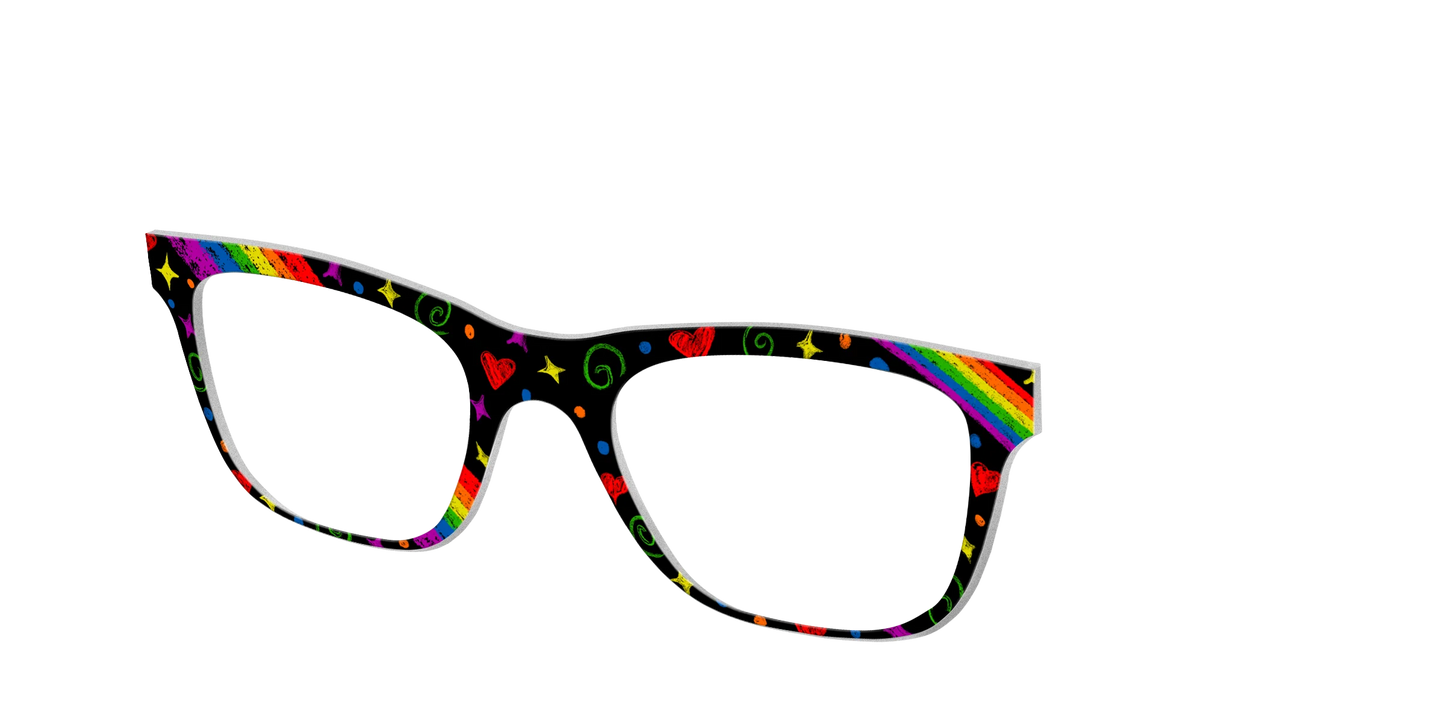 The Rainbow Chalk Doodles