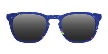 The Polarized Navy Holographic Bubbles Sun Top