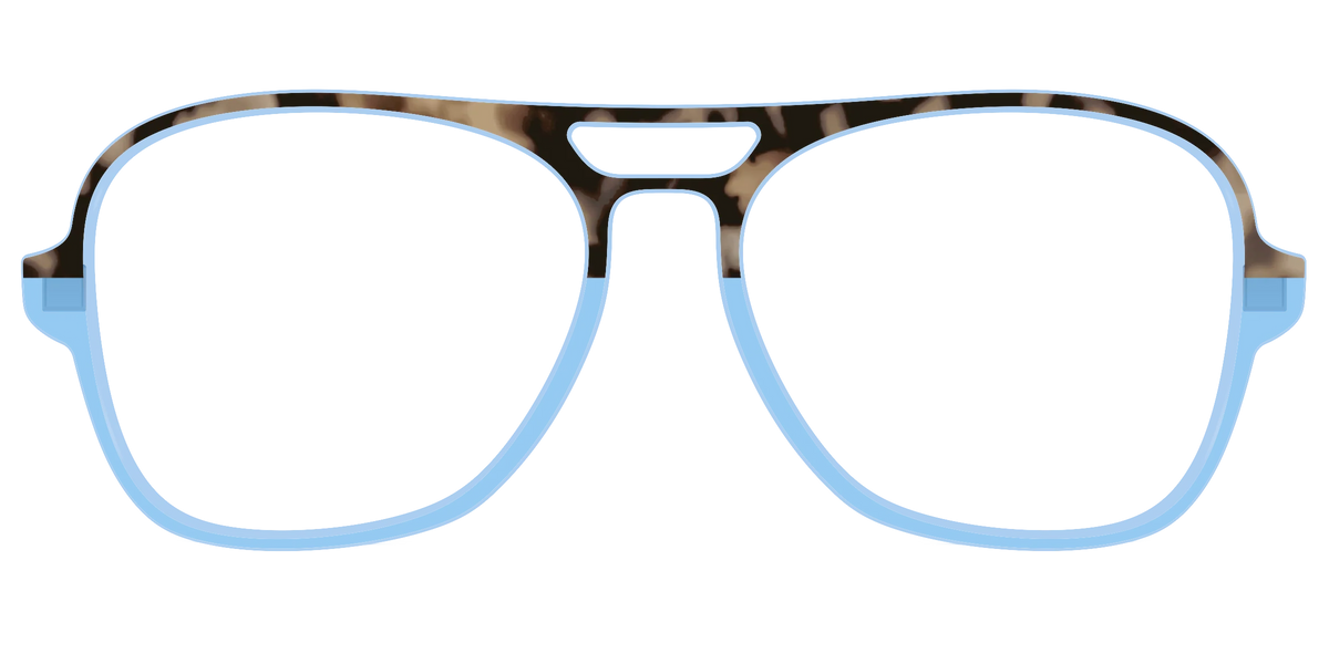 The Denim Tortoise Crystal Split