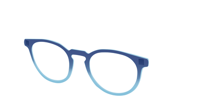 The Indigo to Sky Blue Gradient Crystal