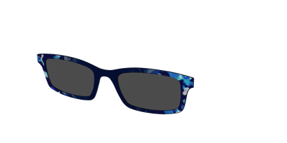 The Polarized Indigo Tortoise Sun Top