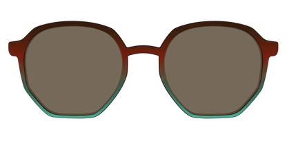 The Polarized Mahogany to Juniper Woodgrain Sun Top
