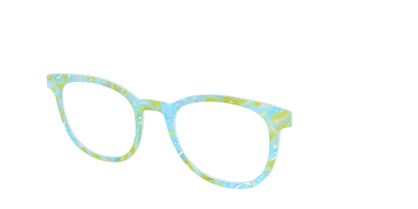 The Blue Lemonade Pearl Marble