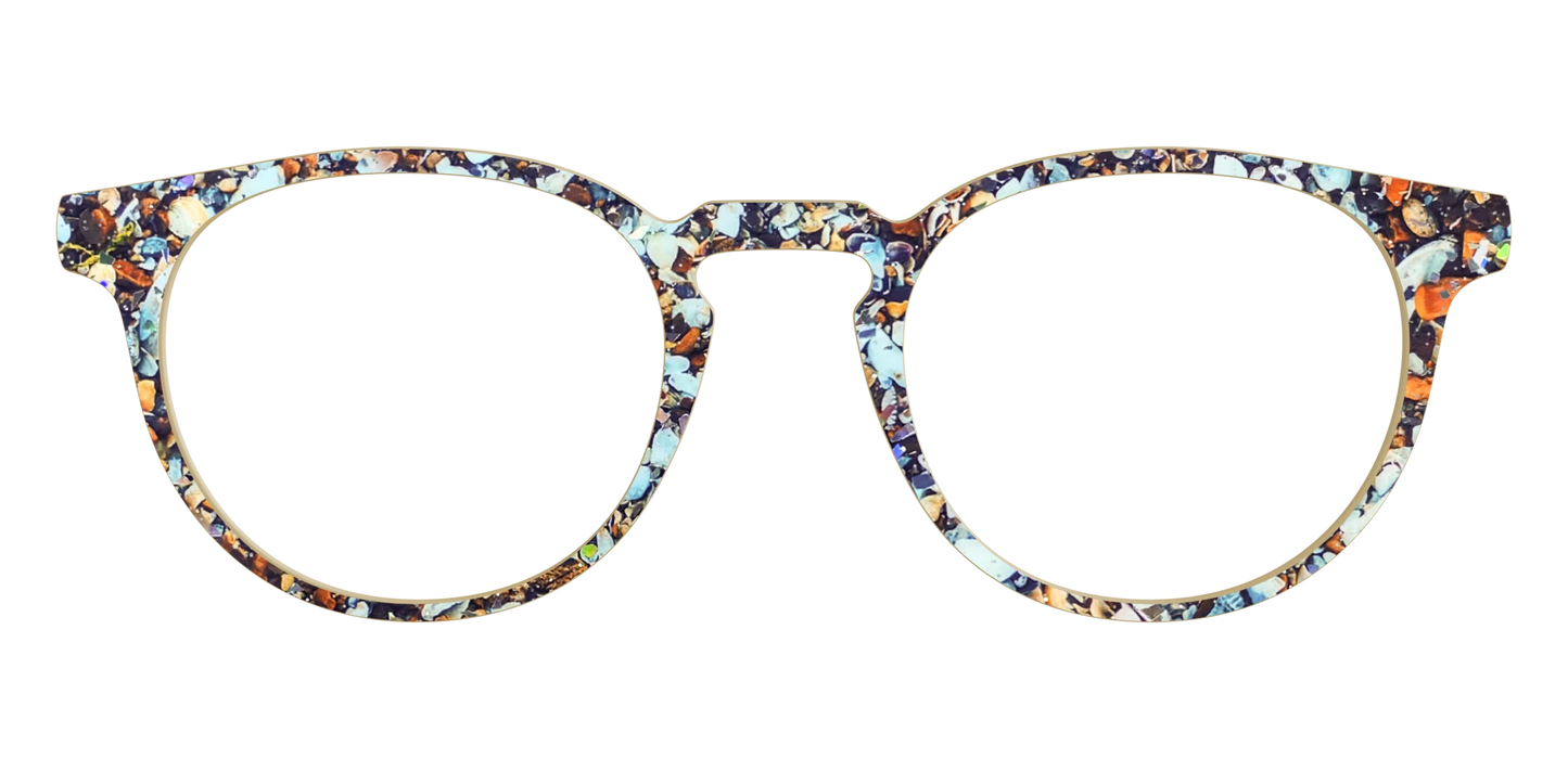 The Seashell Tortoise with Holographic Glitter