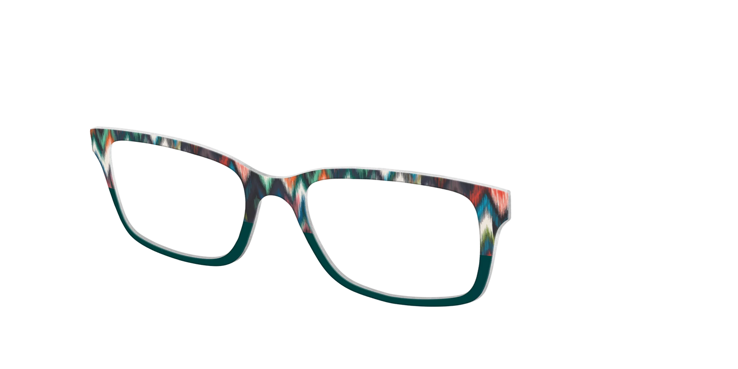 The Teal Ikat Split