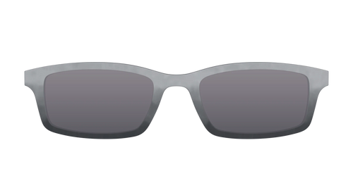 The Polarized Slate Dip Dye Sun Top
