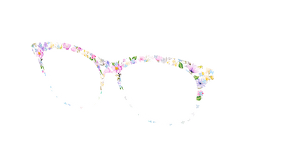 The Delicate Flower Crown with Butterfly Glitter