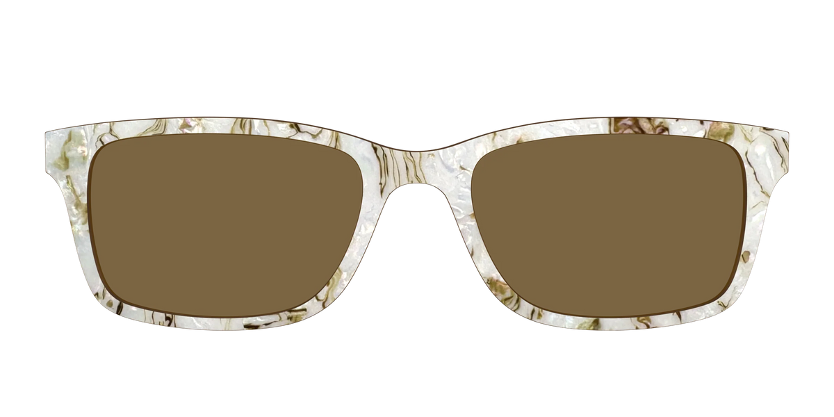The Polarized Ivory Sand Pearl Shell Sun Top