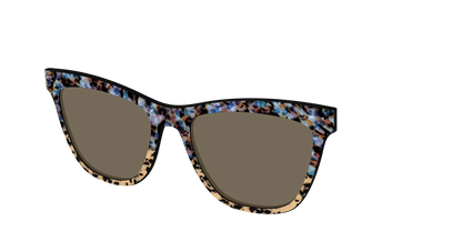 The Polarized Oasis Tortoise Split Sun Top