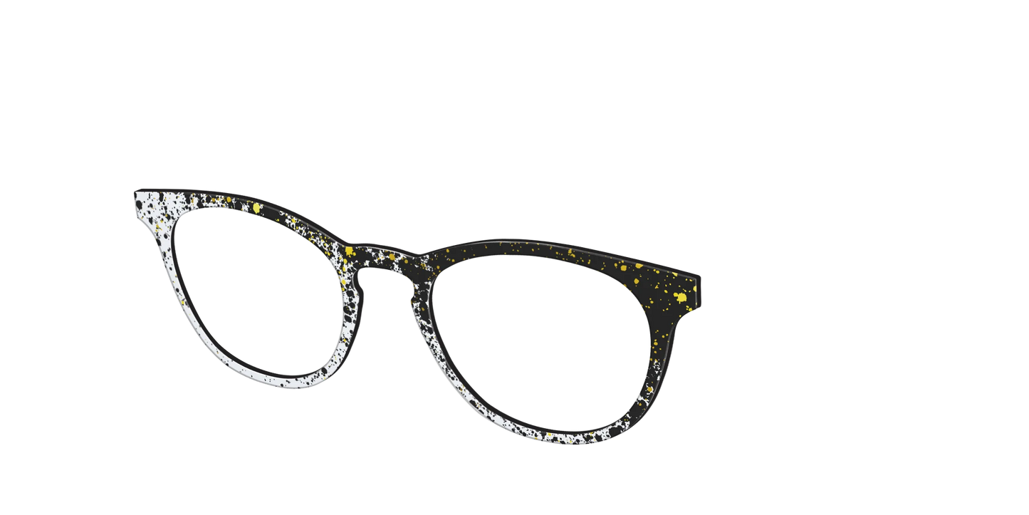 The Black & White Splatter