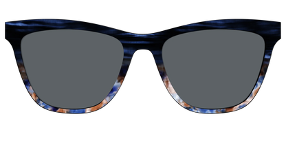 The Polarized Blue Horn Tortoise Sun Top